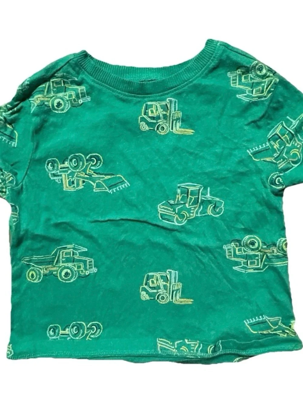 Toddler Boy Summer Tops Short Sleeve T Shirts Button Up Size 2T